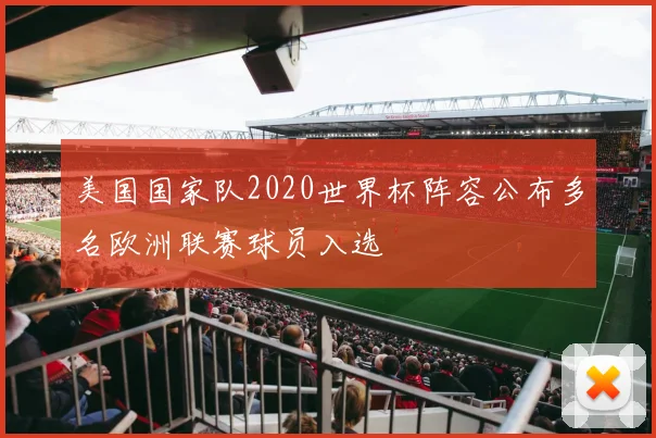 美国国家队2020世界杯阵容公布多名欧洲联赛球员入选